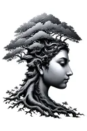 Bodhi Tree tattoo design idea