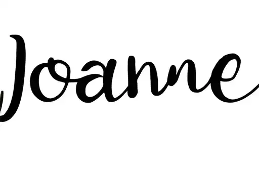 "Joanne" tattoo design idea