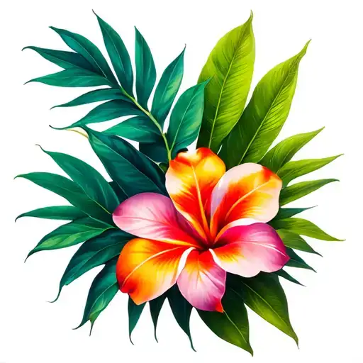 Hawaiian tattoo design idea
