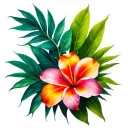 Hawaiian tattoo design idea