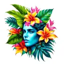 Hawaiian tattoo design idea