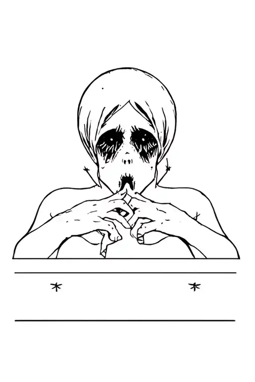 Anxiety tattoo design idea