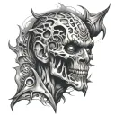 Psycho tattoo design idea