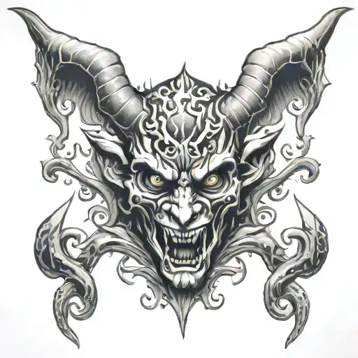 Spirit of the Devil tattoo design idea