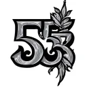 555 tattoo design idea