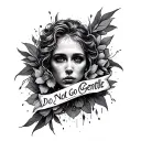 Do Not Go Gentle tattoo design idea