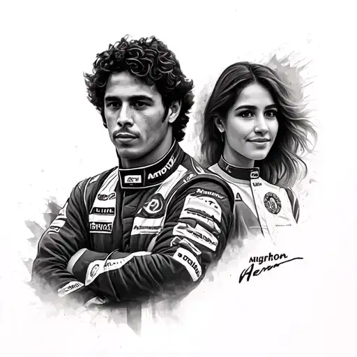 Formula 1, McLaren F1 team, Ayrton Senna, Lewis Hamilton, Manchester United, Wife date, son date, daughter date tattoo design idea