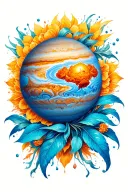 jupiter tattoo design idea