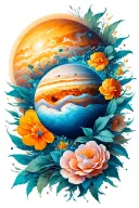 jupiter tattoo design idea