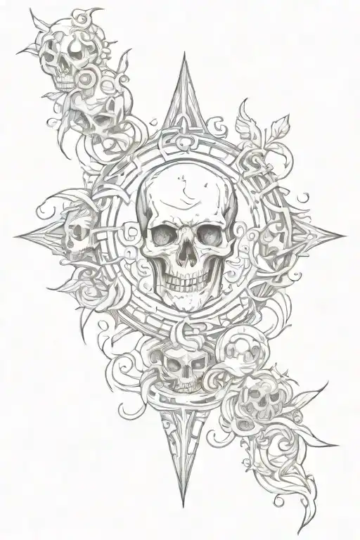 7 deadly sins horror themed tattoo tattoo design idea