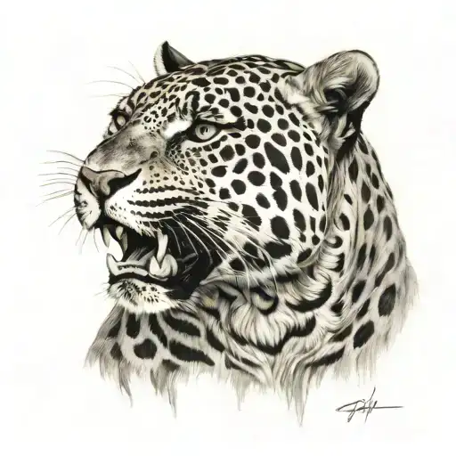 jaguar tattoo design idea