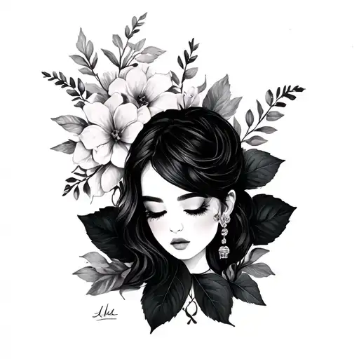 Girly minimalist tattoo featuring tattoo design idea