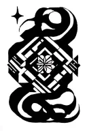 Korean tattoo design idea
