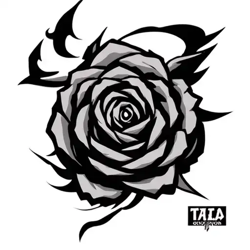 Anime Logo tattoo design idea