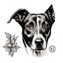 Greyhound tattoo design idea