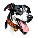 Greyhound tattoo design idea