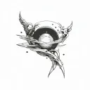 Filler Space tattoo design idea