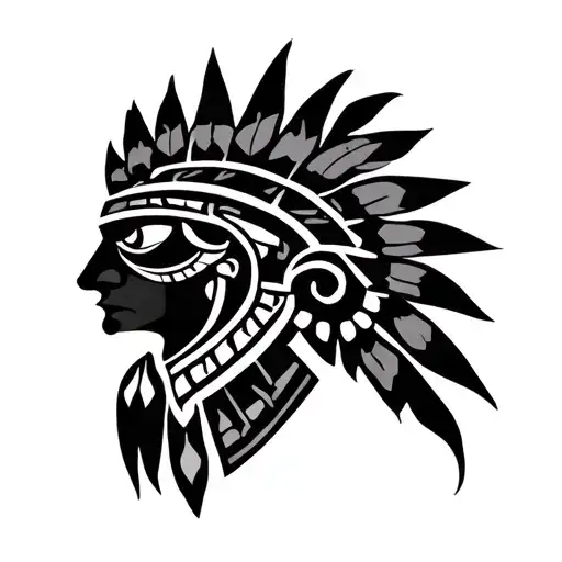 Aztec Tribal tattoo tattoo design idea