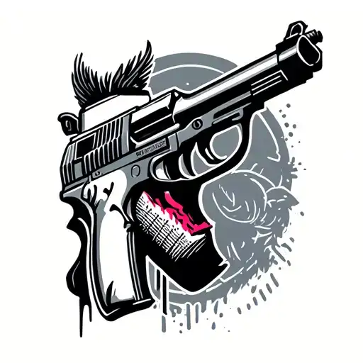 Hotline Miami tattoo design idea