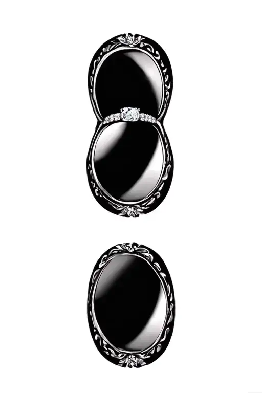 Wedding ring tattoo on finger tattoo design idea