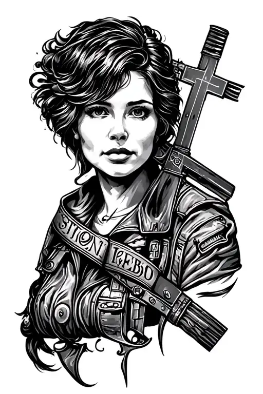 pilot, corrections, Christian, miscarriage, strong, courageous tattoo design idea