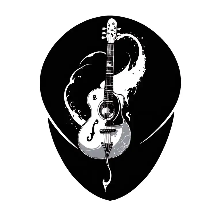 Music tattoo design idea