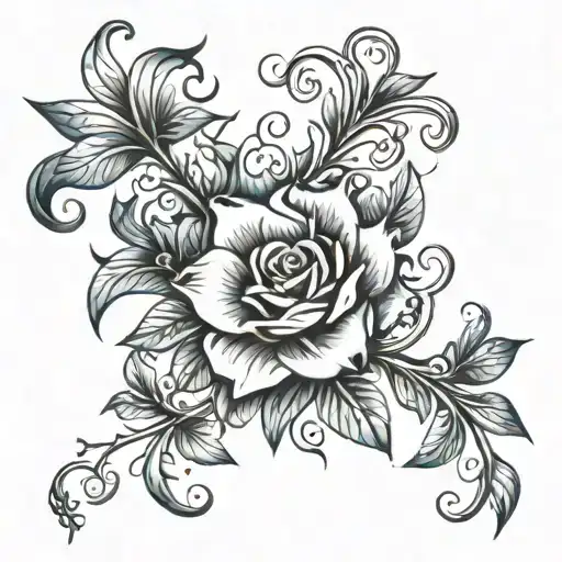 floral vine wrap on wrist tattoo tattoo design idea