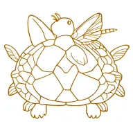 turtle, duck, dragonfly, hummingbird, cat, goldretriever, butterfly tattoo design idea