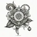 Matthew 6:34 tattoo design idea