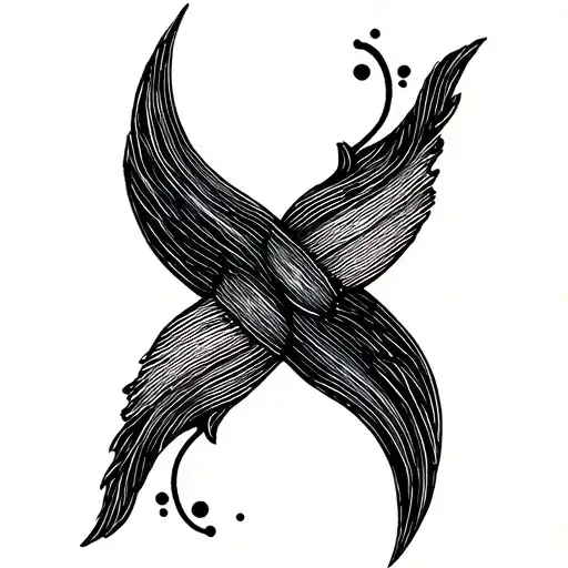 Gemini and Aquarius tattoo design idea