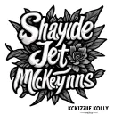 "Shayde Jet McKenzie Kollyns" triskelle tattoo design idea