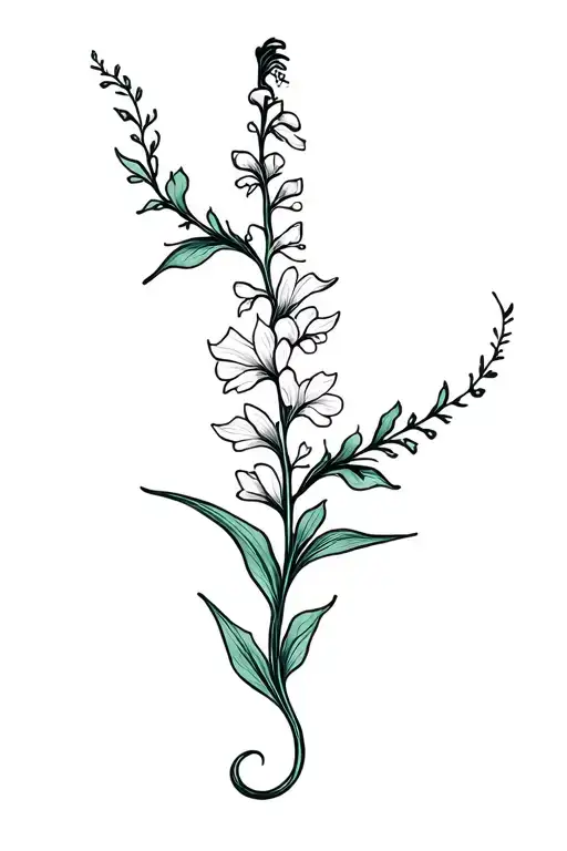 Snapdragon tattoo design idea