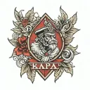 Kappa Alpha Psi Fraternity tattoo design idea