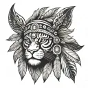 Colombia Indian tattoo design idea