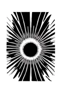 Sun rays tattoo design idea