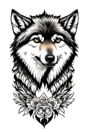 couples wolf tattoo design tattoo design idea
