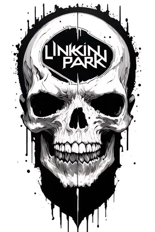 linkin park hybrid theory album cover tattoo design idea