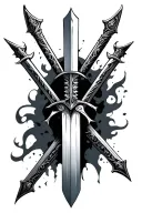 3 Swords tattoo design idea