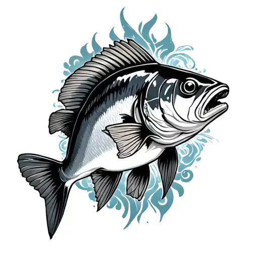 Snook tattoo design idea