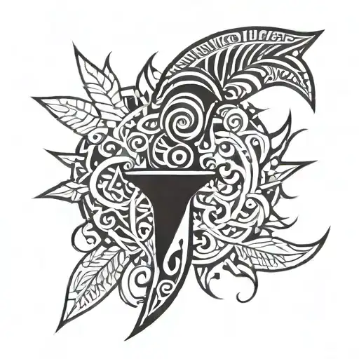 knife and life tattoo design idea