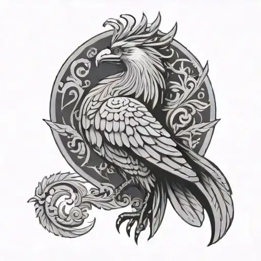 liverbird tattoo design idea