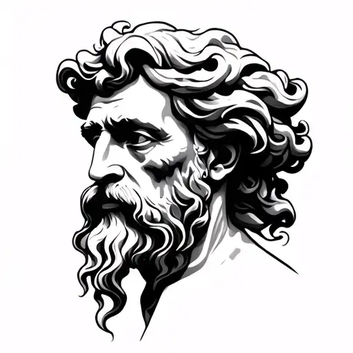 Plato tattoo design idea
