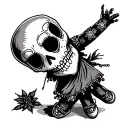 Voodoo Doll tattoo design idea