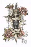 one direction quotes tattoo design idea