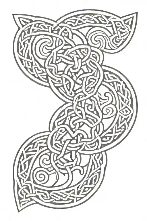Celtic Knot tattoo design idea