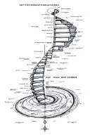 timeline of the universe diagram with a spiral staircase tattoo design idea