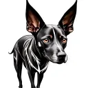 Xoloitzcuintli tattoo design idea