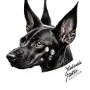 Xoloitzcuintli tattoo design idea