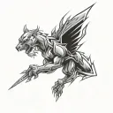 Flash tattoo design idea