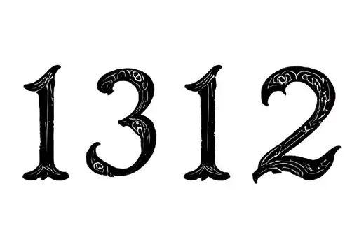 "1312" tattoo design idea